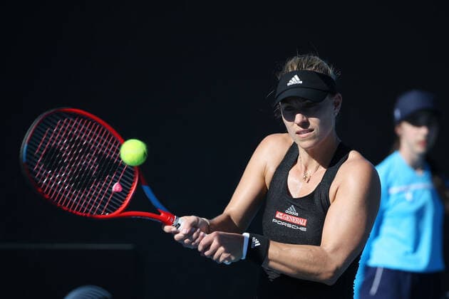 Angelique Kerber, GER, during 2021 Melbourne Summer Series (AO pre-tournaments) in Melbourne, 03 02 2021; -