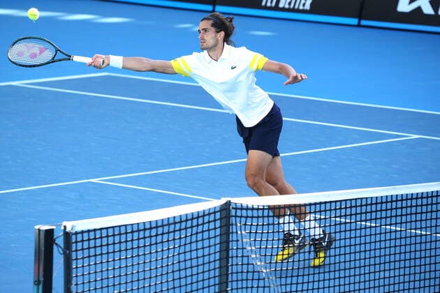 Pierre-Hugues Herbert, FRA, during 2021 Melbourne Summer Series ATP, Tennis Herren Cup (AO pre-tournaments) in Melbourne, 03 02 2021; -