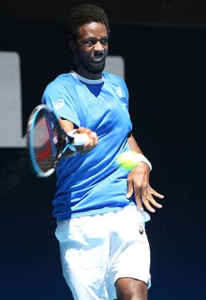 Gael Monfils, FRA, during 2021 Melbourne Summer Series ATP, Tennis Herren Cup (AO pre-tournaments) in Melbourne, 03 02 2021; -