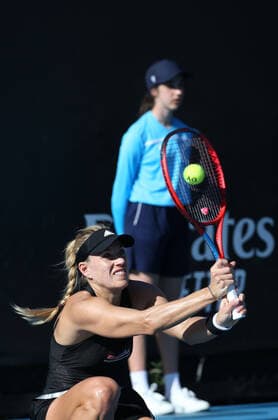 Angelique Kerber, GER, during 2021 Melbourne Summer Series (AO pre-tournaments) in Melbourne, 03 02 2021; -