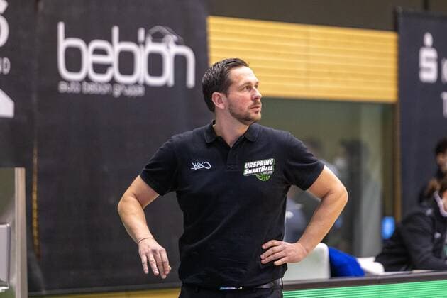 Domenik Reinboth (Ehingen Urspring, Head Coach) ¨¨¨Tigers Tübingen vs. Ehingen Urspring, 2. Basketball, Bundesliga, Pro A, Barmer 2 Basketball, Spieltag 19, Spielzeit 2020 2021, 03.02.2021, ¨¨ Tigers Tübingen - Ehingen Urspring , Basketball, 2. Bundesliga, Barmer 2 Basketball, Spieltag 19, Spielzeit 2020 2021, 03.02.2021 Rottenburg am Neckar Copyright: xNinaxSander xEibnerxPressefotoxIx EP_NSR