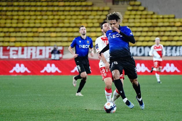 Jean Clair Todibo (OGC Nice) FOOTBALL : AS Monaco vs OGC Nice - Ligue 1 Uber Eats - Monaco - 03 02 2021 NorbertScanella PanoramiC 