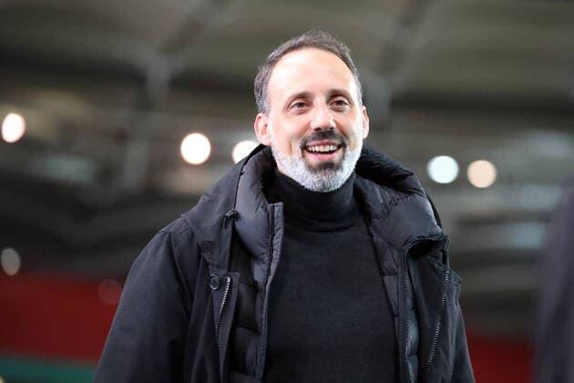 03.02.21 VfB Stuttgart - Borussia Mönchengladbach Deutschland, Stuttgart, 03.02.2021, Fussball, DFB-Pokal, Saison 2020 2021, Achtelfinale, VfB Stuttgart - Borussia Mönchengladbach: Pellegrino Matarazzo (Trainer VfB Stuttgart), DFL DFB REGULATIONS PROHIBIT ANY USE OF PHOTOGRAPHS AS IMAGE SEQUENCES AND OR QUASI-VIDEO.