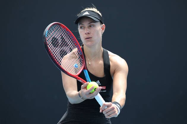 Angelique Kerber, GER, during 2021 Melbourne Summer Series (AO pre-tournaments) in Melbourne, 05 02 2021; -