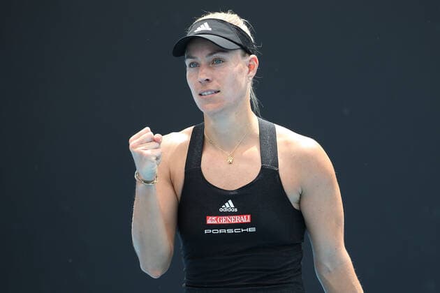 Angelique Kerber, GER, during 2021 Melbourne Summer Series (AO pre-tournaments) in Melbourne, 05 02 2021; -