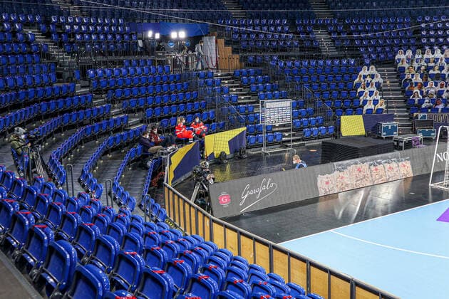 Impressionen vor dem Match - EHF Handball Champions League, THW Kiel vs HC Motor Zaporozhye, 4.2.2021, Kiel (Wunderino Arena), Deutschland