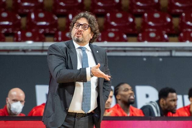 Head Coach Andrea Trinchieri (FC Bayern), FC Bayern Basketball vs. Alba Berlin, EuroLeague, 05.02.2021 Muenchen Bayern Deutschland