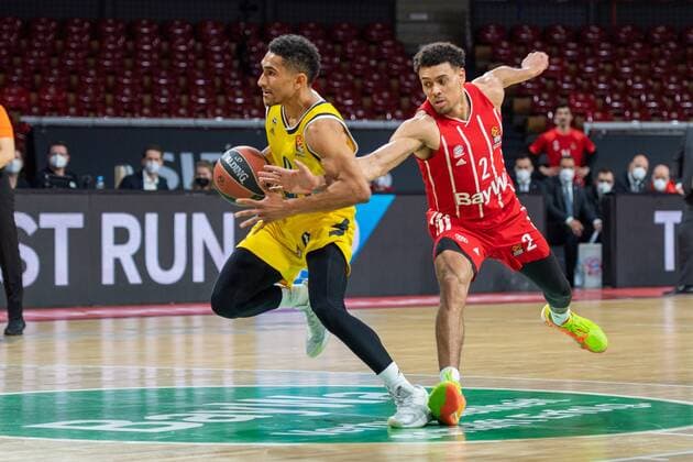 Maodo Lo 0 (Alba Berlin), Wade Baldwin 2 (FC Bayern), FC Bayern Basketball vs. Alba Berlin, EuroLeague, 05.02.2021 Muenchen Bayern Deutschland