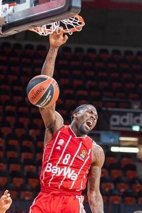 Jalen Reynolds 8 (FC Bayern), dunk, FC Bayern Basketball vs. Alba Berlin, EuroLeague, 05.02.2021 Muenchen Bayern Deutschland