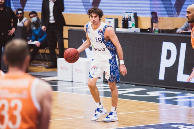 easyCredit-BBL: 16. Spieltag - RASTA Vechta vs. FRAPORT SKYLINERS, 06.02.2021 Joe Rahon (FRAPORT SKYLINERS, 18); easyCredit-BBL: 16. Spieltag - RASTA Vechta vs. FRAPORT SKYLINERS am 06.02.2021 in Vechta (RASTA Dome), Germany, Copyright: xBEAUTIFULxSPORTS Neddermannx