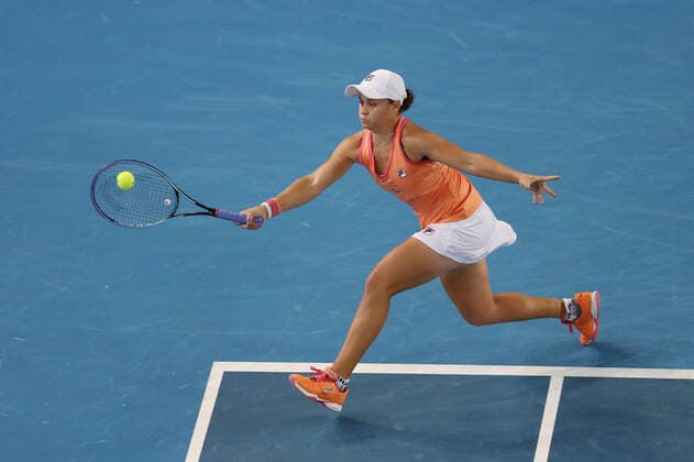 Ashleigh Barty, AUS, during 2021 Melbourne Summer Series (AO pre-tournaments) in Melbourne, 07 02 2021; -