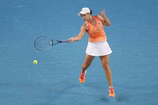 Ashleigh Barty, AUS, during 2021 Melbourne Summer Series (AO pre-tournaments) in Melbourne, 07 02 2021; -