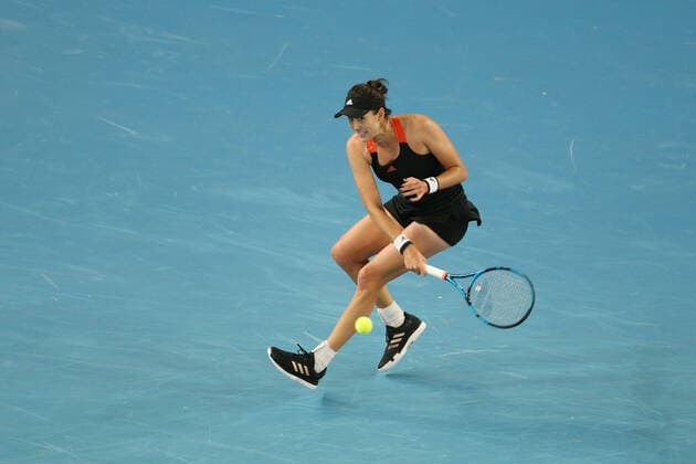 Garbine Muguruza, ESP, during 2021 Melbourne Summer Series (AO pre-tournaments) in Melbourne, 07 02 2021; -