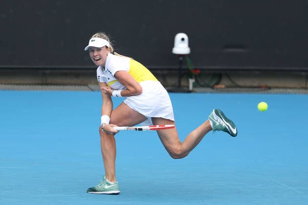 Anett Kontaveit, EST, during 2021 Melbourne Summer Series (AO pre-tournaments) in Melbourne, 07 02 2021; -