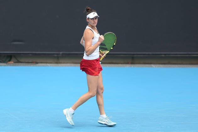 Jennifer Brady, USA, during 2021 Melbourne Summer Series (AO pre-tournaments) in Melbourne, 07 02 2021; -