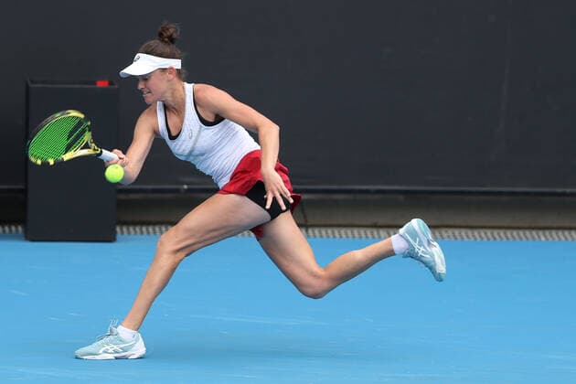 Jennifer Brady, USA, during 2021 Melbourne Summer Series (AO pre-tournaments) in Melbourne, 07 02 2021; -