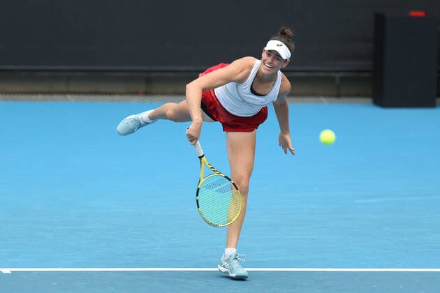 Jennifer Brady, USA, during 2021 Melbourne Summer Series (AO pre-tournaments) in Melbourne, 07 02 2021; -