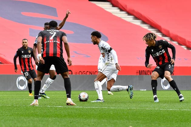 Jean-Clair Todibo - OGC Nice vs Angers - Ligue 1 Uber Eats - Nice FOOTBALL : OGC Nice vs Angers - Ligue 1 Uber Eats - 07 02 2021 LionelUrman Panoramic 