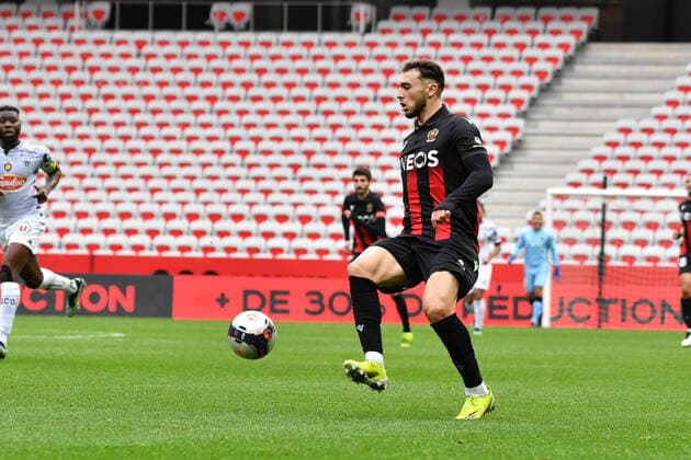 Amine Gouiri - OGC Nice vs Angers - Ligue 1 Uber Eats - Nice FOOTBALL : OGC Nice vs Angers - Ligue 1 Uber Eats - 07 02 2021 LionelUrman Panoramic 