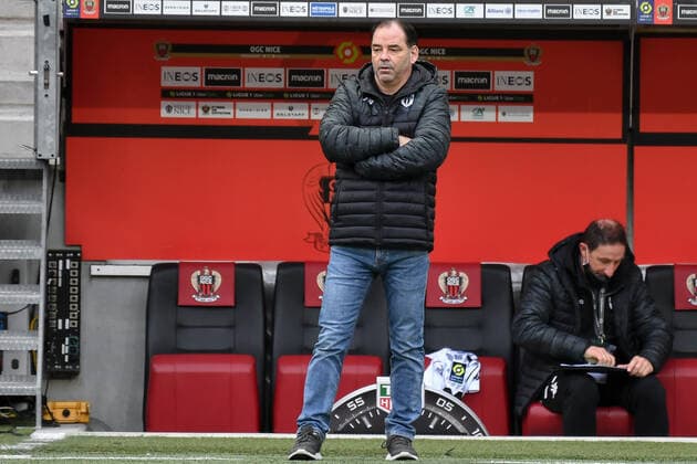 Stephane Moulin - OGC Nice vs Angers - Ligue 1 Uber Eats - Nice FOOTBALL : OGC Nice vs Angers - Ligue 1 Uber Eats - 07 02 2021 LionelUrman Panoramic 