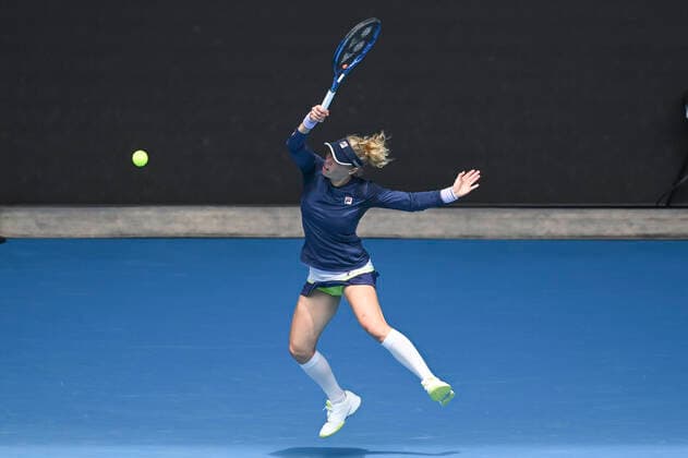 Laura Siegemund (GER) Tennis - Australian Open 2021 - Grand Slam - Melbourne Park - Melbourne - Victoria - Australia - 8 February 2021. Copyright: xHasenkopfx