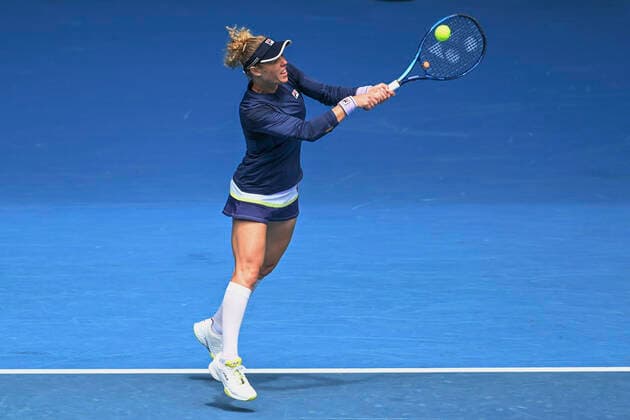 Laura Siegemund (GER) Tennis - Australian Open 2021 - Grand Slam - Melbourne Park - Melbourne - Victoria - Australia - 8 February 2021. Copyright: xHasenkopfx