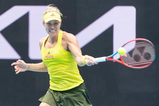 Angelique Kerber (GER) Tennis - Australian Open 2021 - Grand Slam - Melbourne Park - Melbourne - Victoria - Australia - 8 February 2021. Copyright: xHasenkopfx