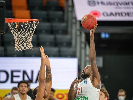 James Gist (FC Bayern, 21), ratiopharm Ulm vs. FC Bayern Basketball, Basketball, Bundesliga, easycredit, 17. Spieltag, Saison 2020 2021, 09.02.2021, ratiopharm Ulm vs. FC Bayern Basketball, Basketball, Bundesliga, easycredit, 17. Spieltag, Saison 2020 2021, 09.02.2021 Neu-Ulm Copyright: xEIBNER SaschaxWaltherx EP_EER