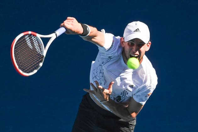 Dominic Thiem Australian Open 2021 - Melbourne Park - Melbourne - Victoria - Australia - 10 02 2021. Copyright: xJuergenxHasenkopfx