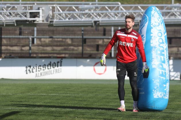 Training 1. FC Köln 1. Fussball Bundesliga Saison 2020 2021 Geißbockheim Köln Deutschland 10.02.2021 Ron-Robert Zieler (1. FC Köln)
