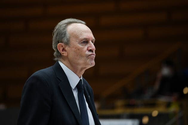 Headcoach Aito Garcia Reneses (ALBA Berlin), GER, HAKRO Merlins Crailsheim vs. Alba Berlin, 09.02.2021, 17. Spieltag easycredit Basketball Bundesliga, Spielzeit 2020 2021. GER, HAKRO Merlins Crailsheim vs. Alba Berlin, 09.02.2021, 17. Spieltag easycredit Basketball Bundesliga, Spielzeit 2020 2021. Crailsheim Copyright: xEibnerxPressefoto MichaelxMemmlerx EP_MMR