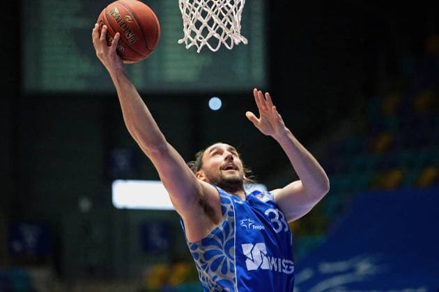 09.02.2021, xovx, Basketball, BBL, Fraport Skyliners Frankfurt - Brose Bamberg Marco Völler (Fraport Skyliners Frankfurt) emspor Frankfurt