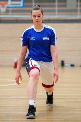 Maria Neumann (xx, GISA Lions SV Halle) GISA Lions SV Halle Training Basketball - 1. Bundesliga - ERDGAS Sportarena Halle (Saale) 10.02.2021 Foto: Holger John Halle Sachsen-Anhalt Deutschland ERDGAS Sportarena Halle Saale