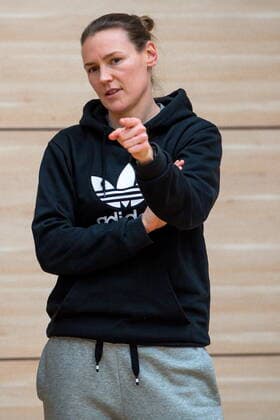 Rachael Vanderwal (Co-Trainerin, GISA Lions SV Halle) GISA Lions SV Halle Training Basketball - 1. Bundesliga - ERDGAS Sportarena Halle (Saale) 10.02.2021 Foto: Holger John Halle Sachsen-Anhalt Deutschland ERDGAS Sportarena Halle Saale