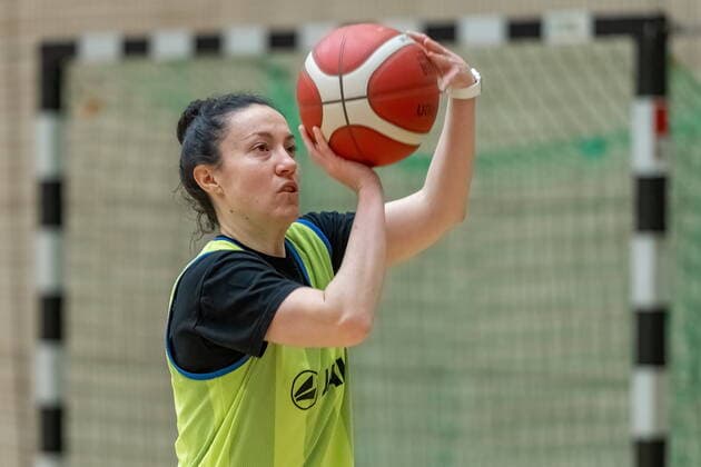 Eilidh Simpson (41, GISA Lions SV Halle) GISA Lions SV Halle Training Basketball - 1. Bundesliga - ERDGAS Sportarena Halle (Saale) 10.02.2021 Foto: Holger John Halle Sachsen-Anhalt Deutschland ERDGAS Sportarena Halle Saale