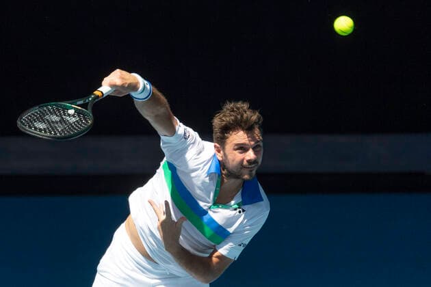 Stan Wawrinka (SUI) Australian Open 2021 - Melbourne Park - Melbourne - Victoria - Australia - 10 02 2021. Copyright: xJuergenxHasenkopfx