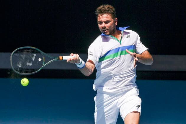 Stan Wawrinka Australian Open 2021 - Melbourne Park - Melbourne - Victoria - Australia - 10 02 2021. Copyright: xJuergenxHasenkopfx
