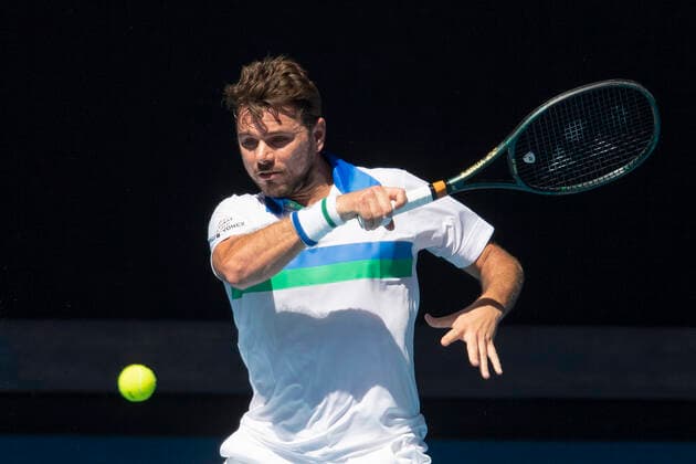 Stan Wawrinka (SUI) Australian Open 2021 - Melbourne Park - Melbourne - Victoria - Australia - 10 02 2021. Copyright: xJuergenxHasenkopfx