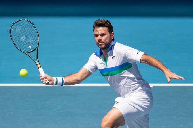 Stan Wawrinka (SUI) Australian Open 2021 - Melbourne Park - Melbourne - Victoria - Australia - 10 02 2021. Copyright: xJuergenxHasenkopfx