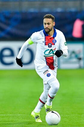 Fußball, Coupe de France, SM Caen - Paris St. Germain Neymar Jr (PSG) FOOTBALL : SM Caen vs PSG - 1 32 de Finale - Coupe de France - 10 02 2021 JBAutissier Panoramic 