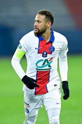 Fußball, Coupe de France, SM Caen - Paris St. Germain Neymar Jr (PSG) FOOTBALL : SM Caen vs PSG - 1 32 de Finale - Coupe de France - 10 02 2021 JBAutissier Panoramic 