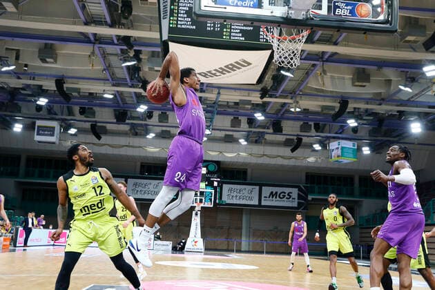 17. Spieltag der easyCredit BBL Basketball Bundesliga in der Oberfrankenhalle in Bayreuth Bayern Deutschland Saison 2020-2021 Medi Bayreuth gegen BG Goettingen Aubrey Dawkins (BG Goettingen 24)