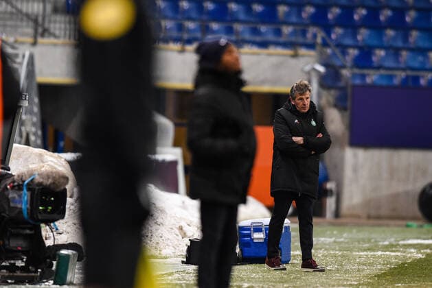 Puel Claude ( entraineur Saint Etienne ) - FOOTBALL : Sochaux vs Saint Etienne - Coupe de France - Sochaux - 11 02 2021 FedericoPestellini Panoramic 