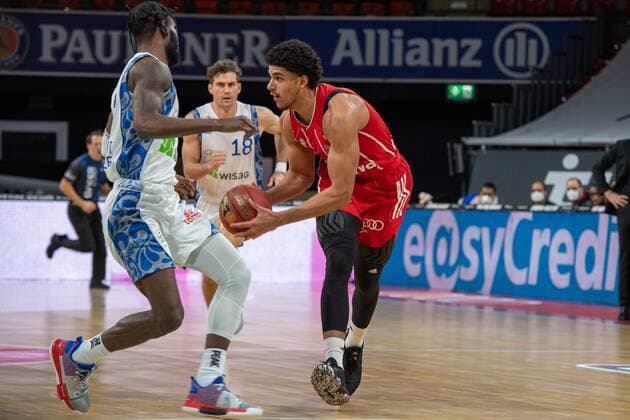 Jason George 1 (FC Bayern), FC Bayern Basketball vs. Fraport Skyliners, BBL, 12.02.2021 Muenchen Bayern Deutschland