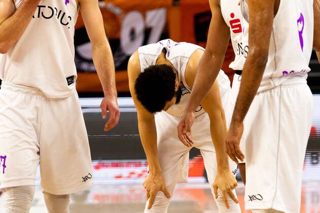 Endstand 93:64 Ratiopharm Ulm besiegt BG Goettingen GER, Ratiopharm Ulm vs. BG Goettingen, easycredit 1.Bundesliga Basketball,18.Spieltag, Saison 2020 21, 12.02.2021 Ratiopharm Ulm vs. BG Goettingen, 1.Basketball Bundesliga Neu-Ulm Copyright: xEibner-Pressefoto RogerxBuerkex EP_EER