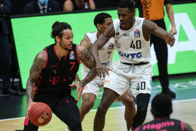 Basketball: Deutschland, 1. Bundesliga, Hamburg Towers - Telekom Baskets Bonn, Hamburg, 12.02.2021