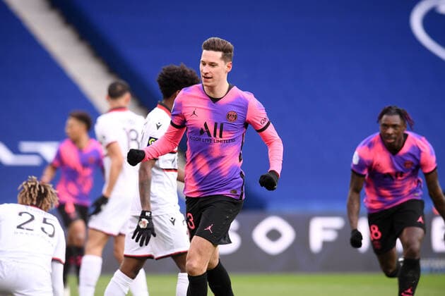 JOIE - 23 JULIAN DRAXLER (PSG) FOOTBALL : Paris SG vs Nice - Ligue 1 Uber Eats - 13 02 2021 FEP Panoramic 