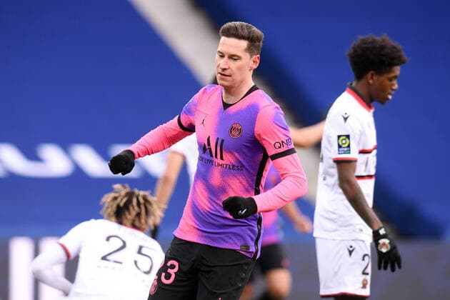 JOIE - 23 JULIAN DRAXLER (PSG) FOOTBALL : Paris SG vs Nice - Ligue 1 Uber Eats - 13 02 2021 FEP Panoramic 