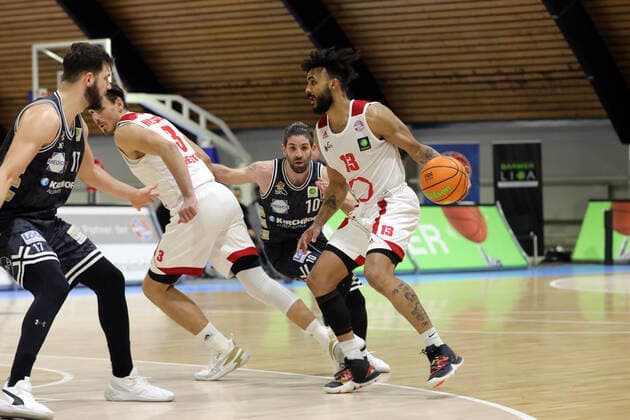 Rheinstars Köln - Iserlohn Kangaroos Basketball Pro B Köln Deutschland 13.02.2021 Marco Solese Porcher Jimenez (Rheinstars Köln)