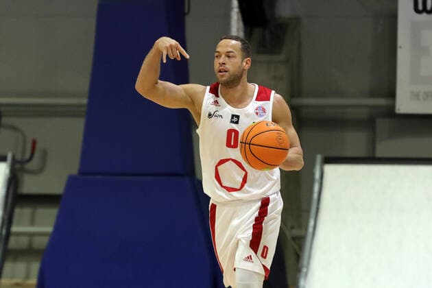 Rheinstars Köln - Iserlohn Kangaroos Basketball Pro B Köln Deutschland 13.02.2021 Andrej Mangold (Rheinstars Köln)